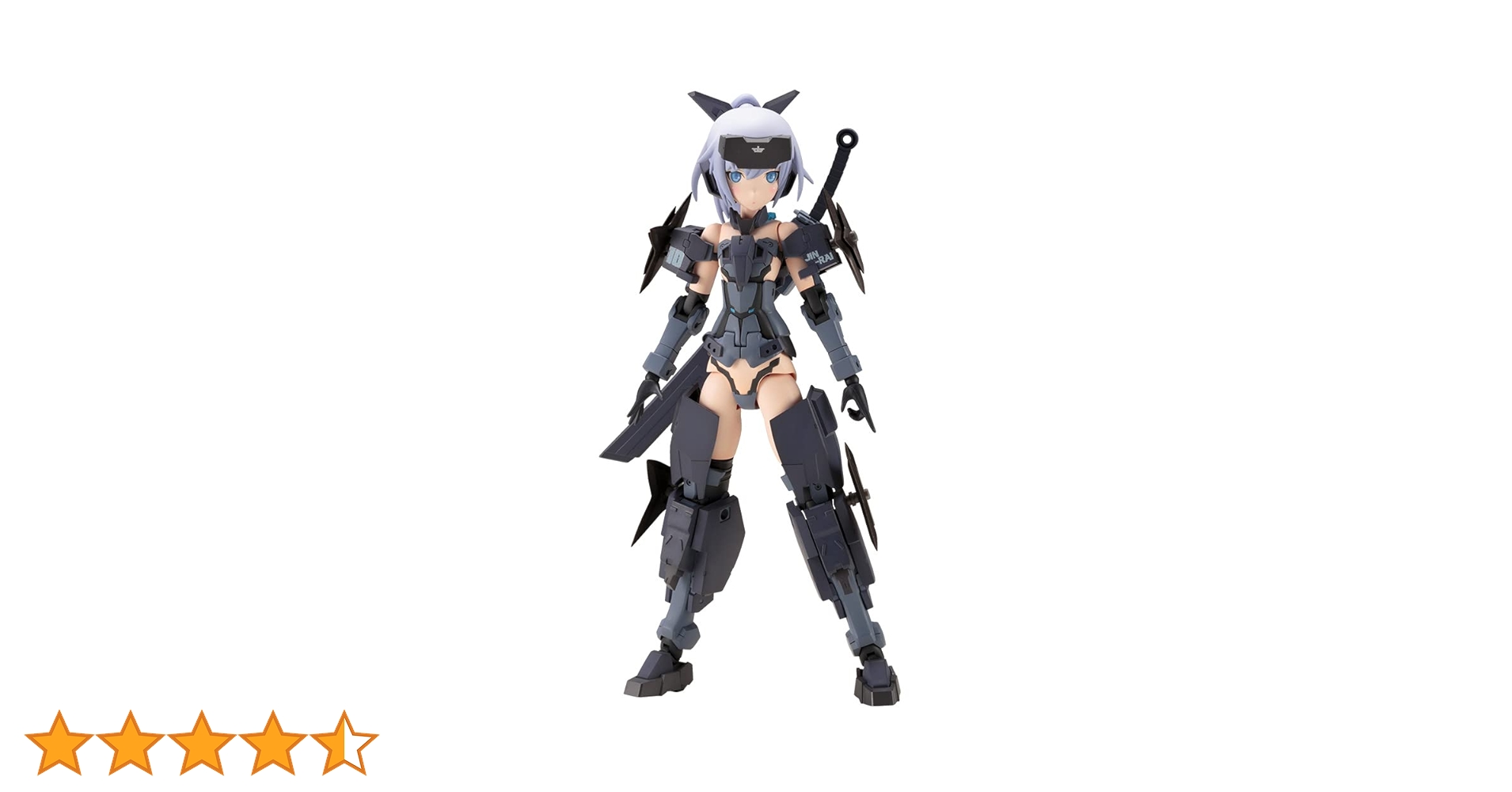 壽屋(KOTOBUKIYA) フレームアームズ・ガール 迅雷 Indigo Ver. 全高約150mm ノンスケール 色分け済み 2zzhgl6 フレームアームズ・ガール 迅雷 Indigo Ver.(迅雷 Indigo Ver